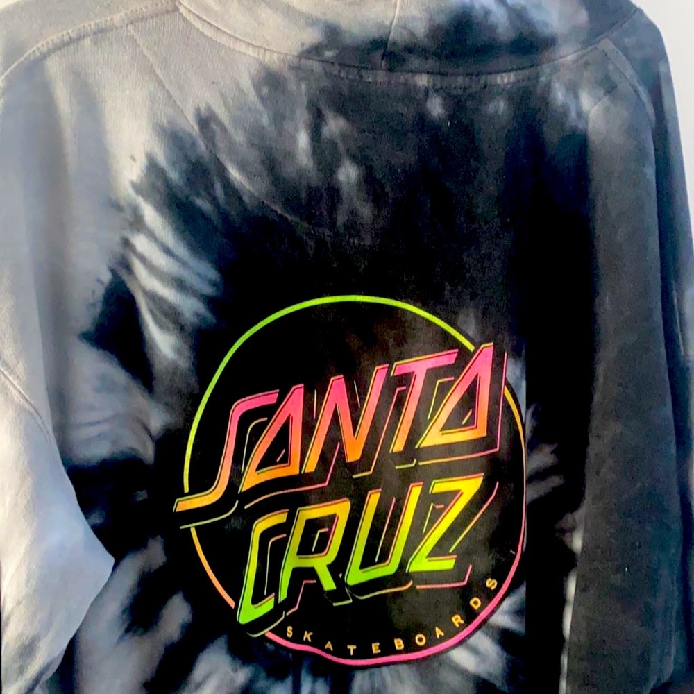 Santa Cruz Unisex Tye Dye Hoodie